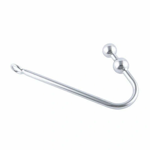 Stainless Steel Two 4417 Pleasurable Anal Balls Hook 1123